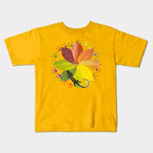 Cute iguana lagartija blue tail Kids T-Shirt